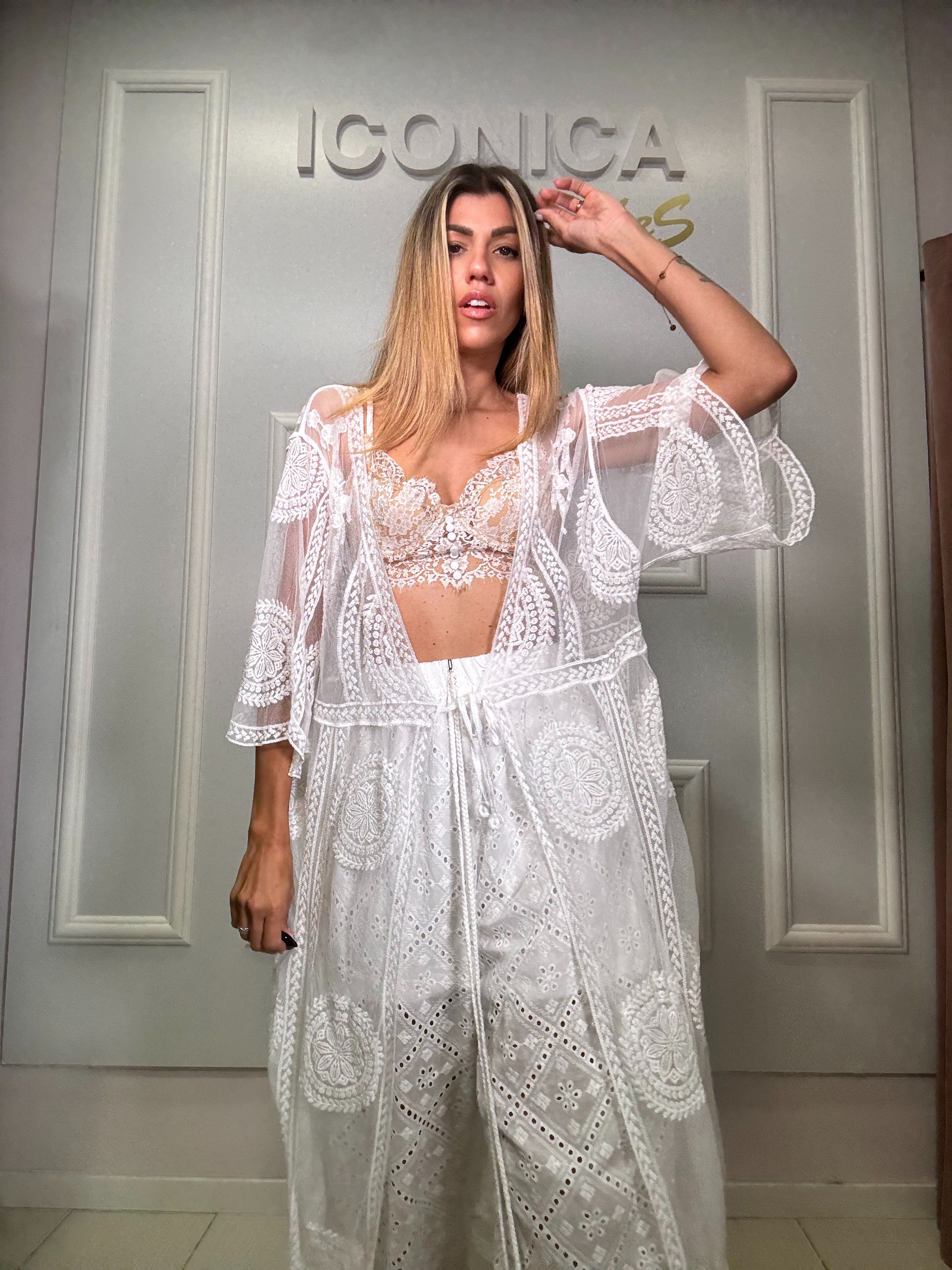 Kimono in Pizzo