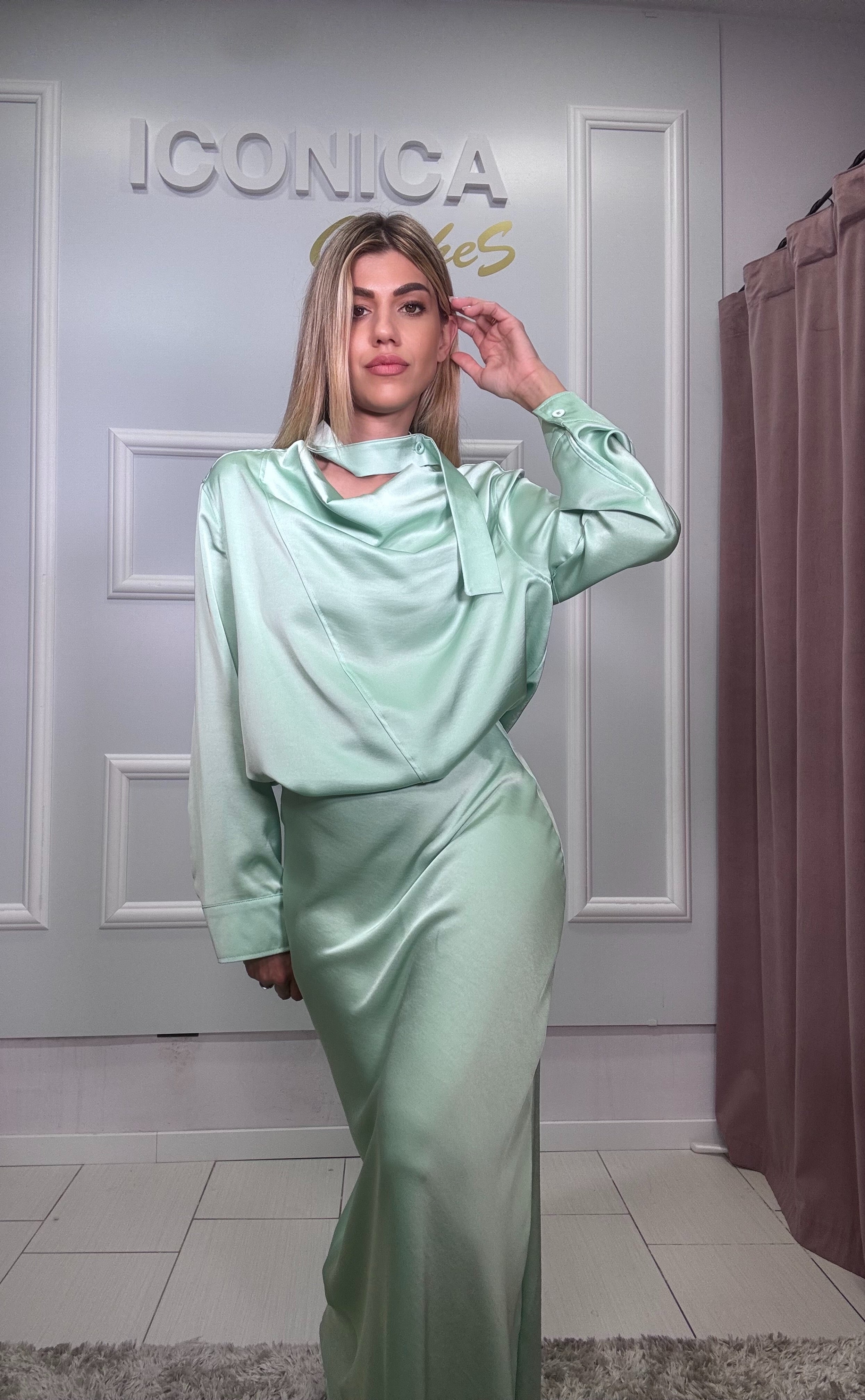 Camicia Raso Lumina
