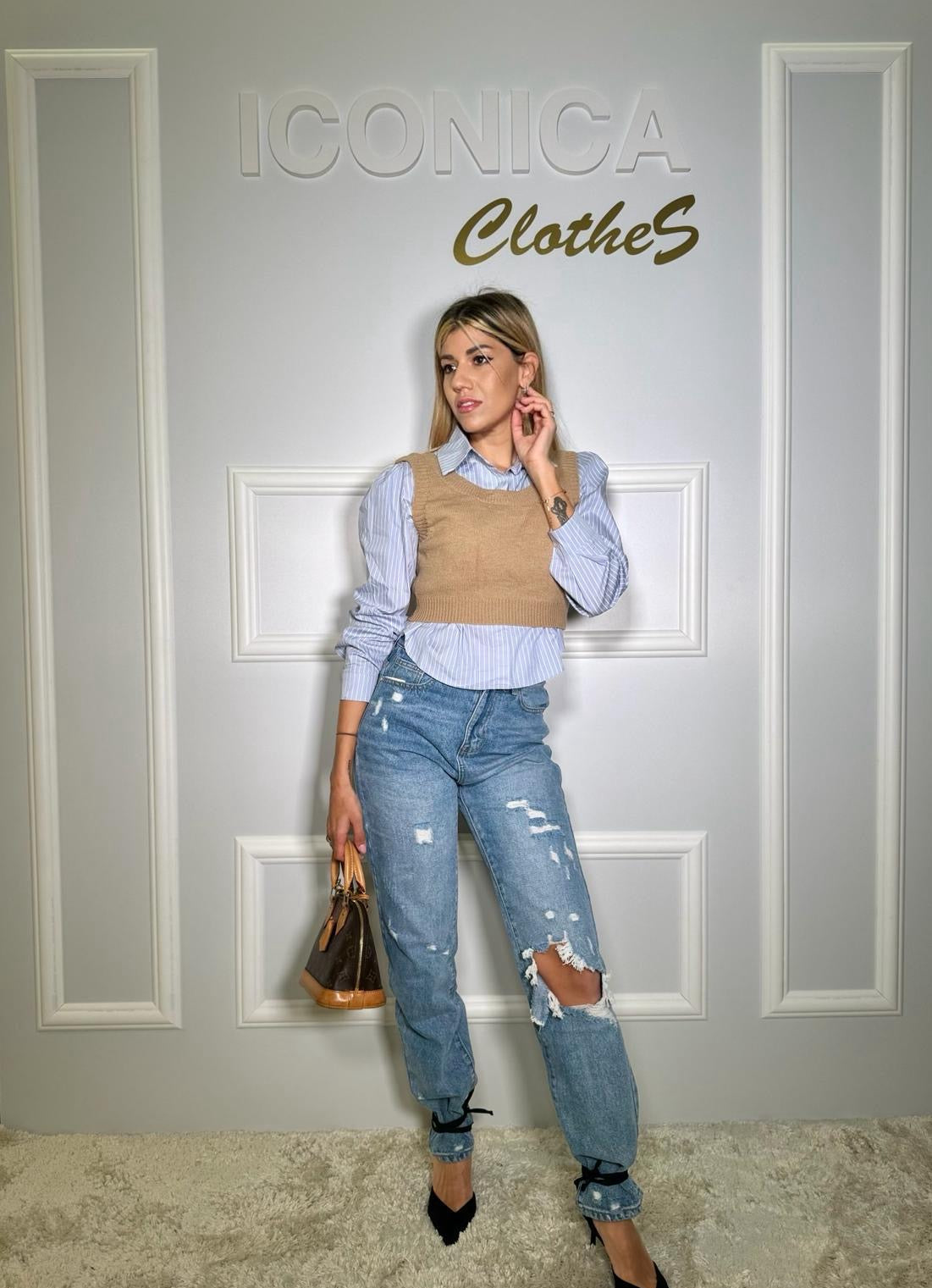 Jeans Strappi