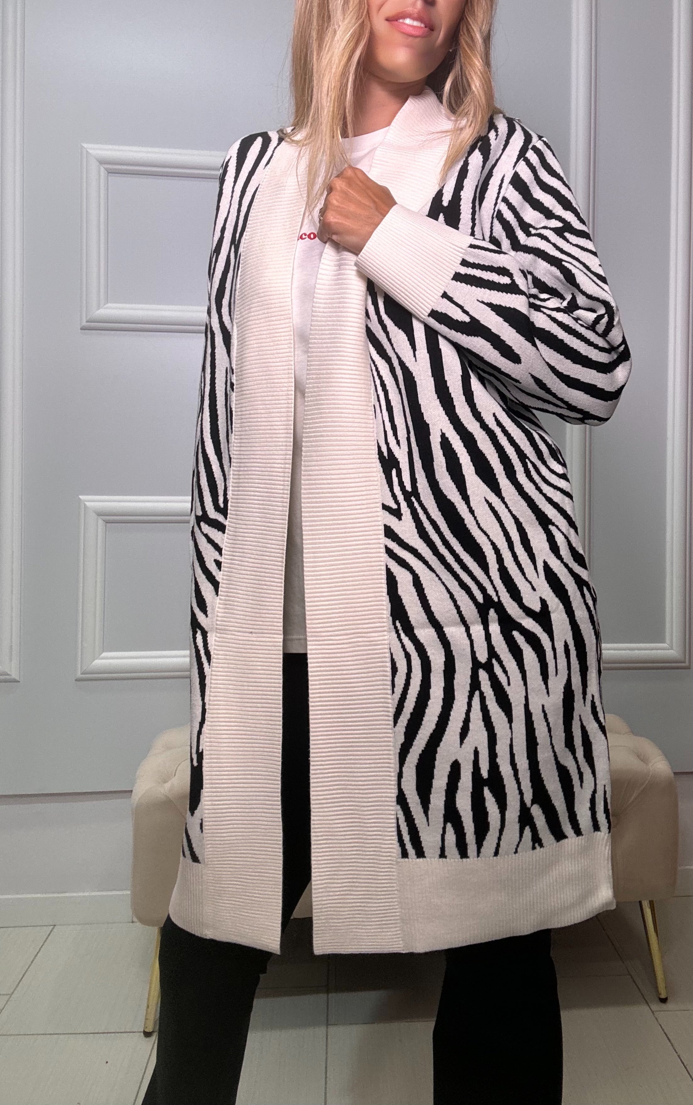 Cardigan Animalier