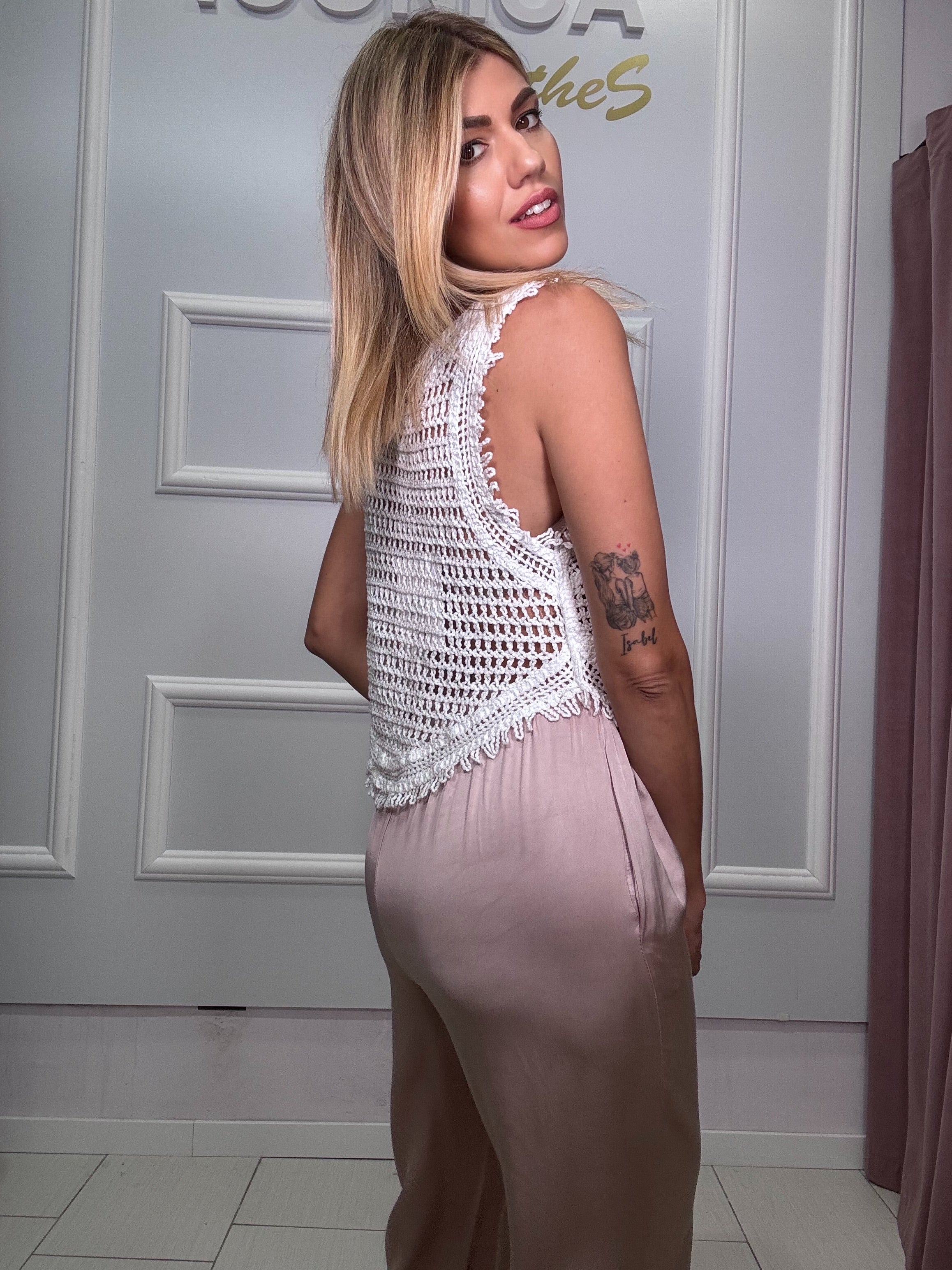 Top Macramé Perle