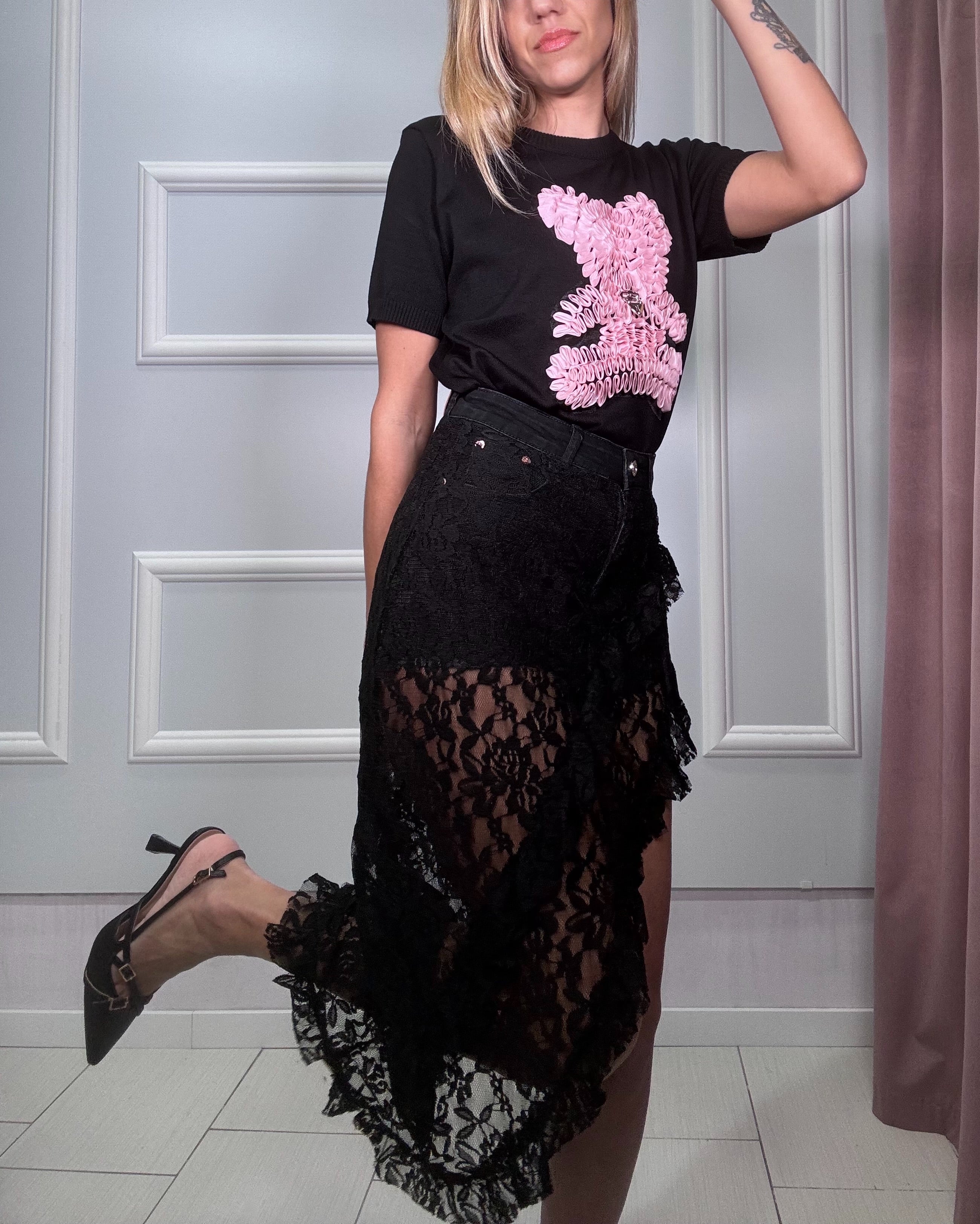 GONNNA/PANTALONCINO LACE