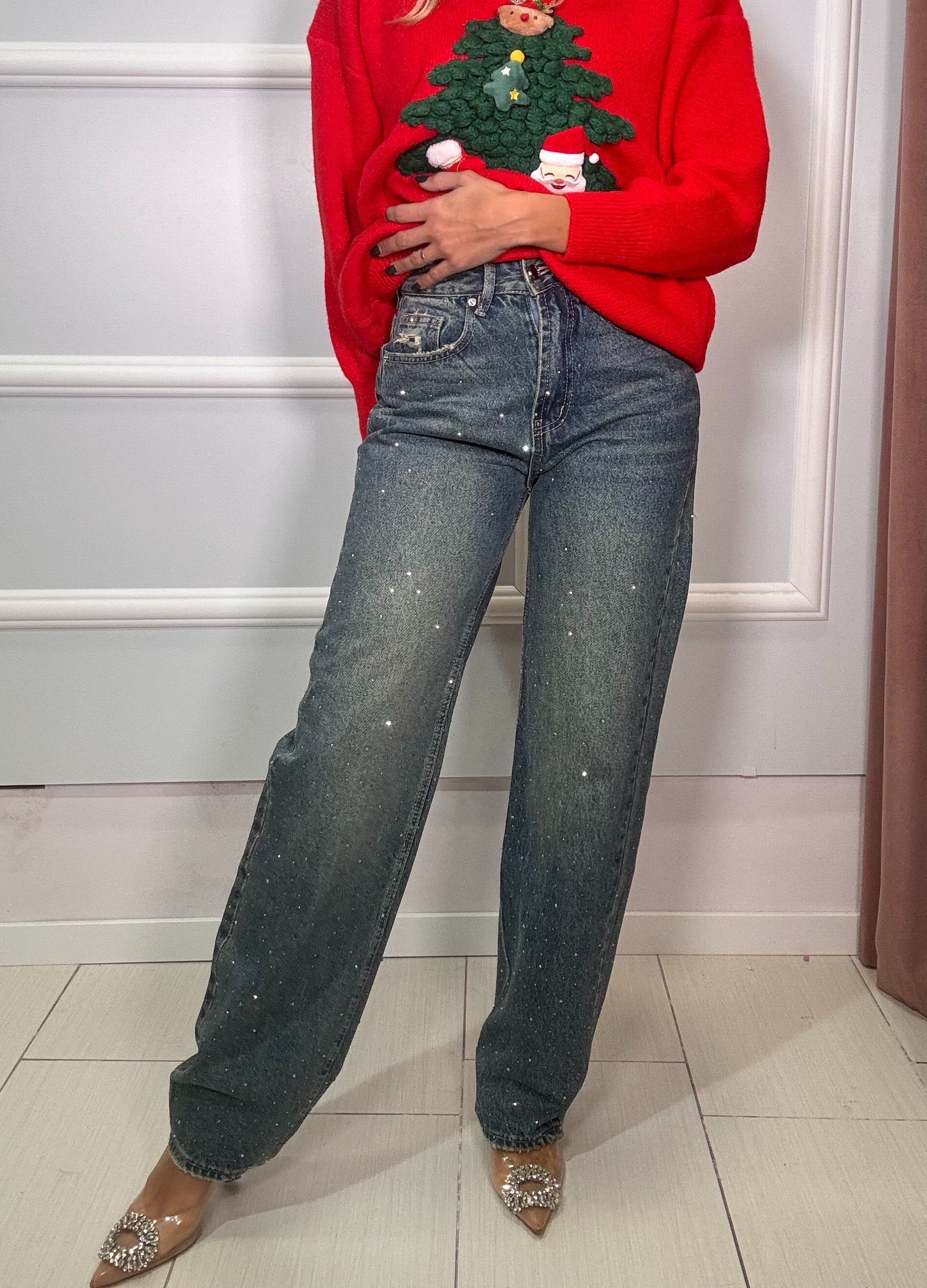 Jeans strappiGlitter