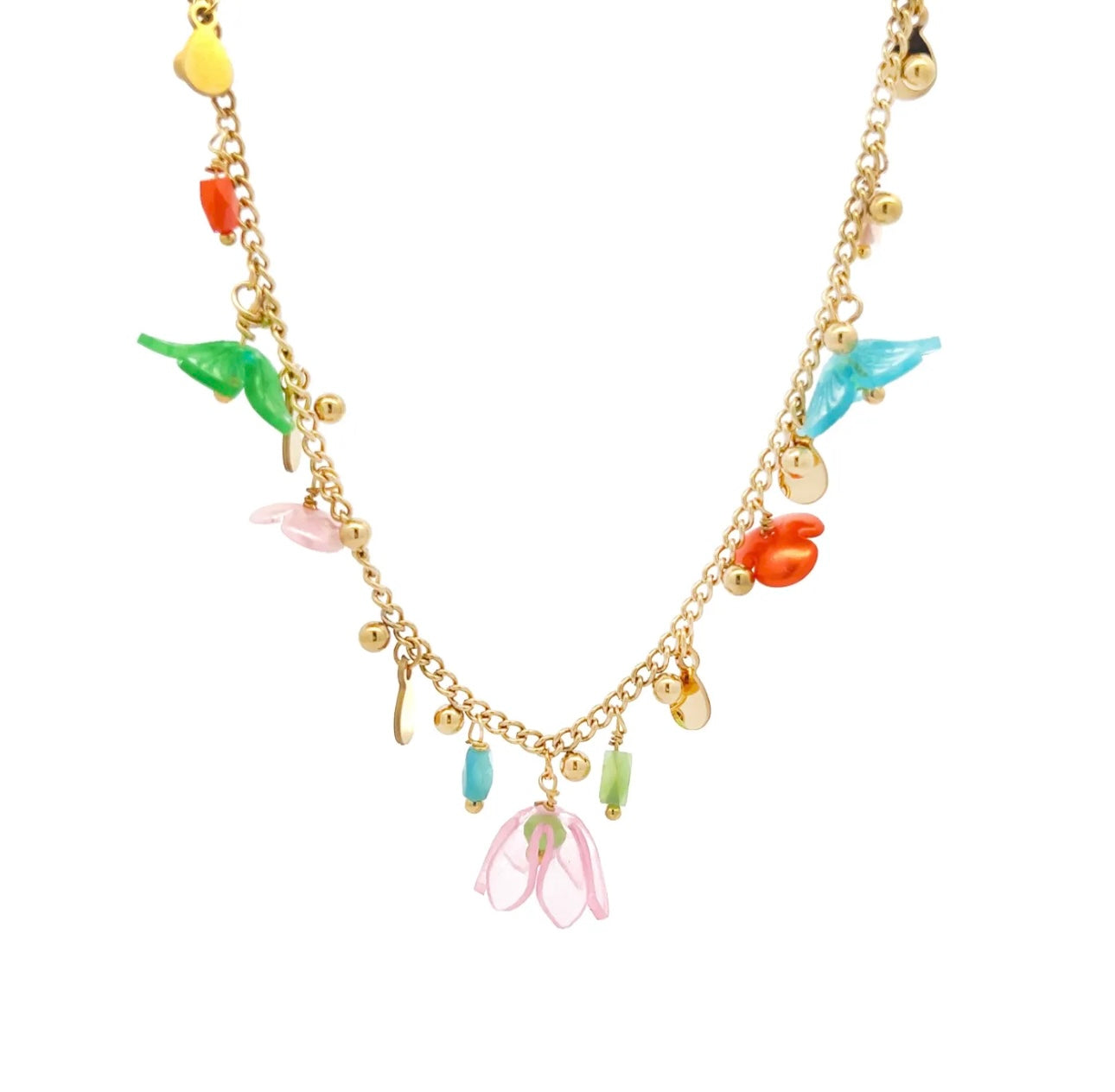 Collana Fiorellini Plexi