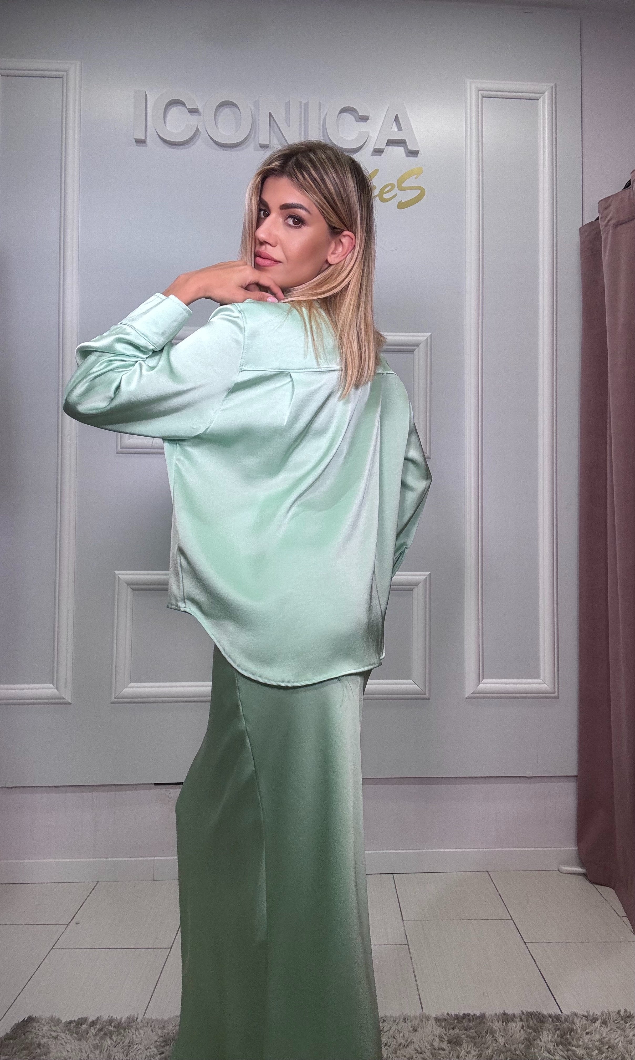 Camicia Raso Lumina