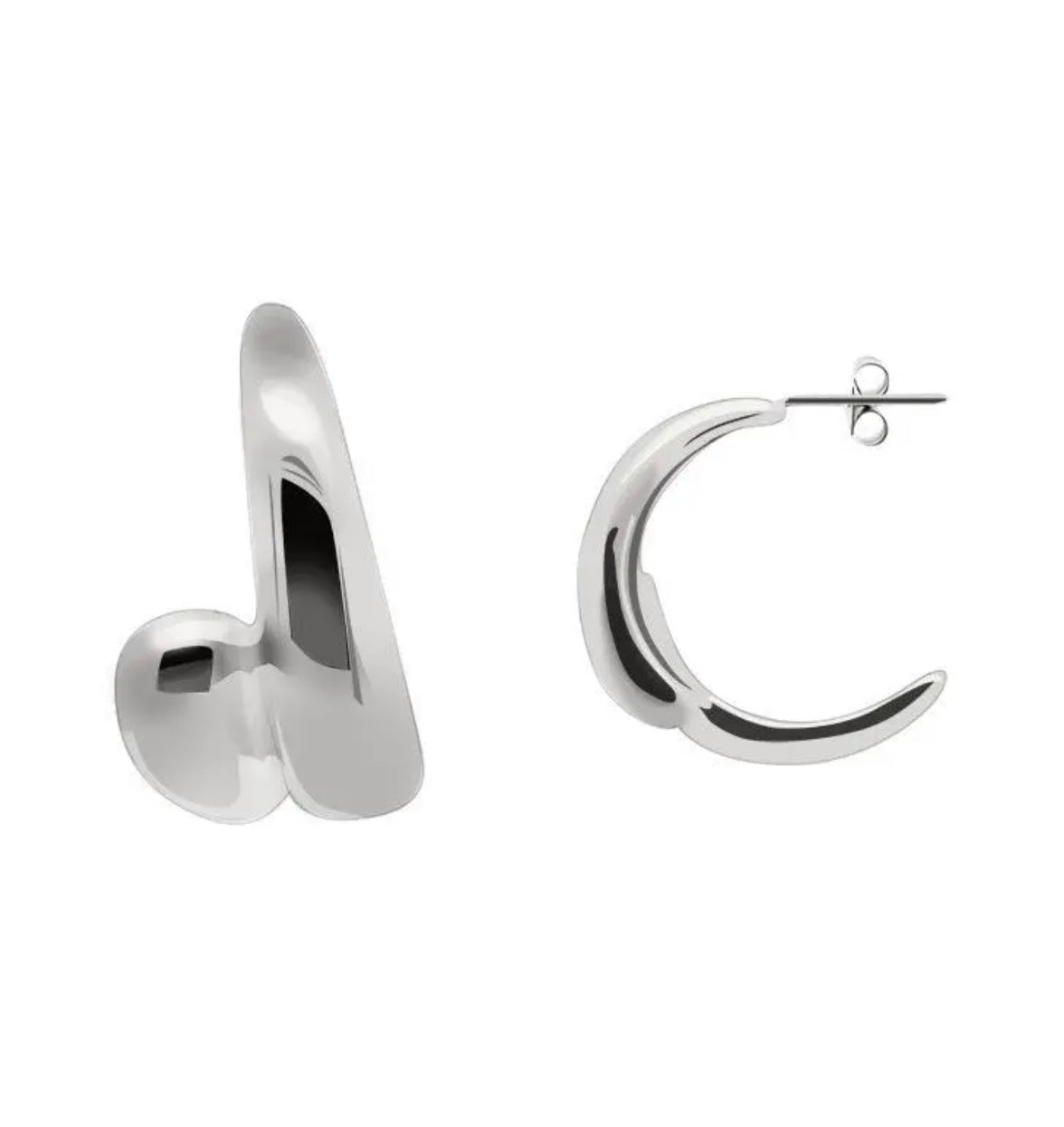 Orecchini a doppio cerchio