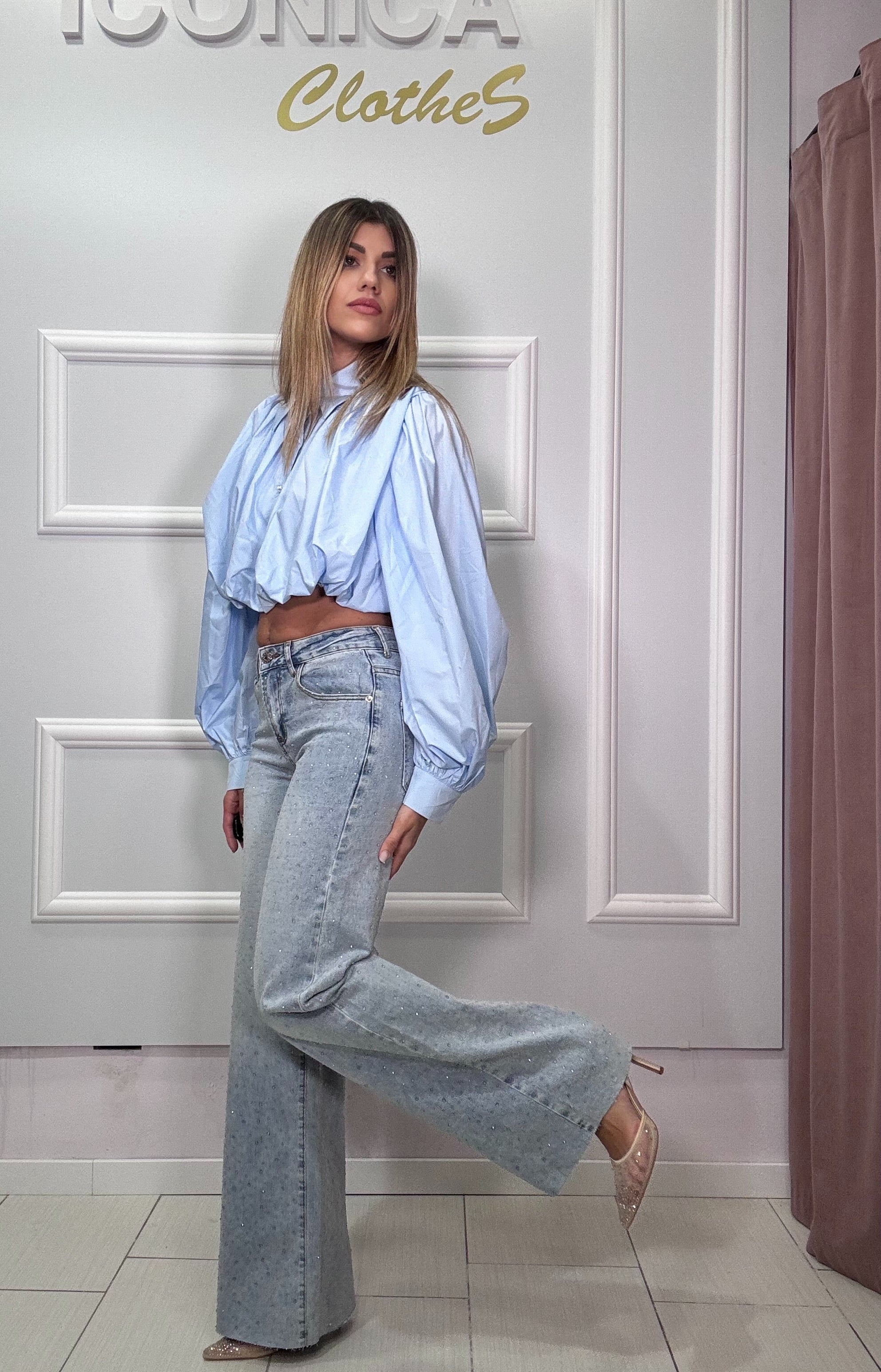 Jeans gocce di Pioggia