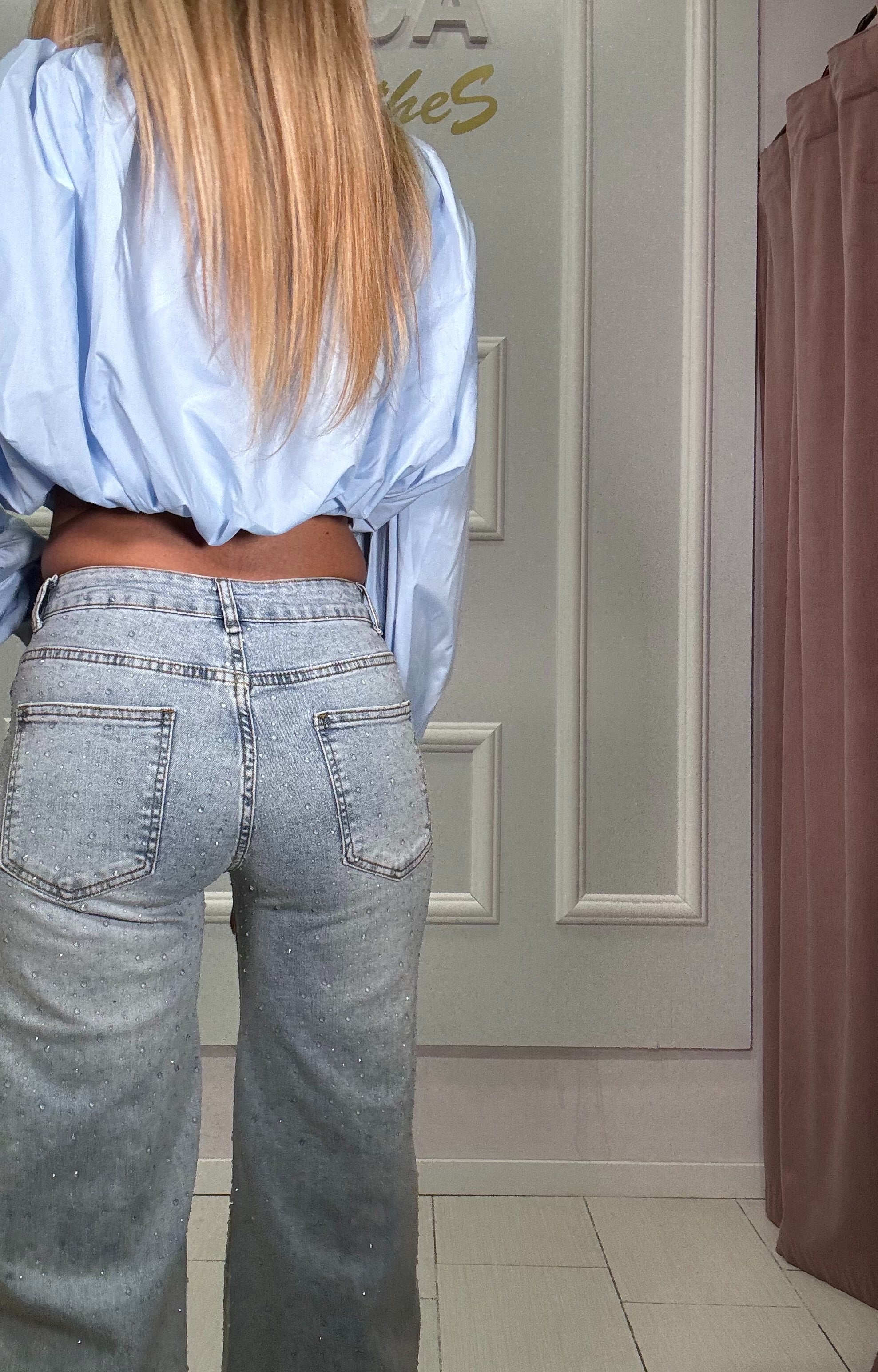 Jeans gocce di Pioggia