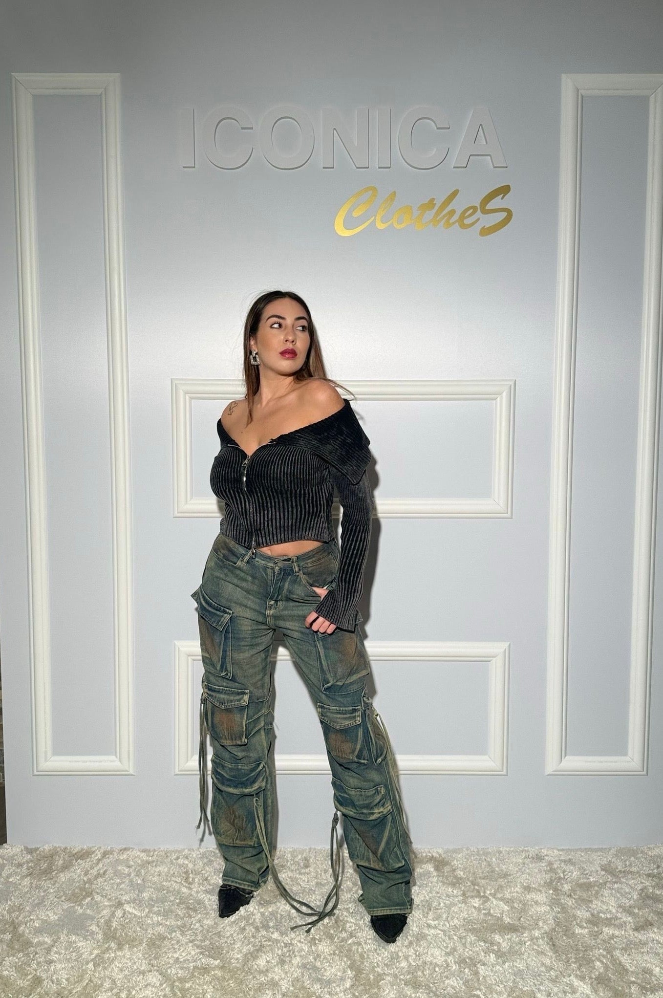 Jeans Cargo Sfumato