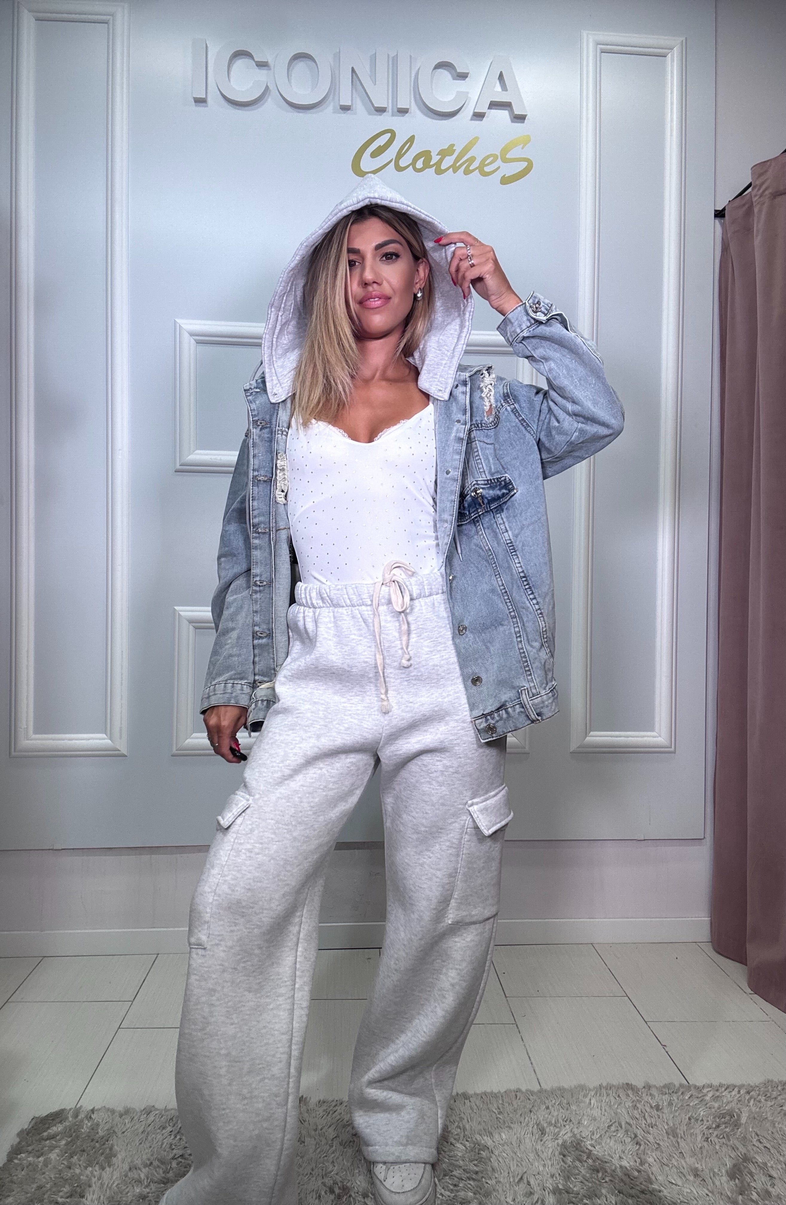 Pantalone FELPA CARGO