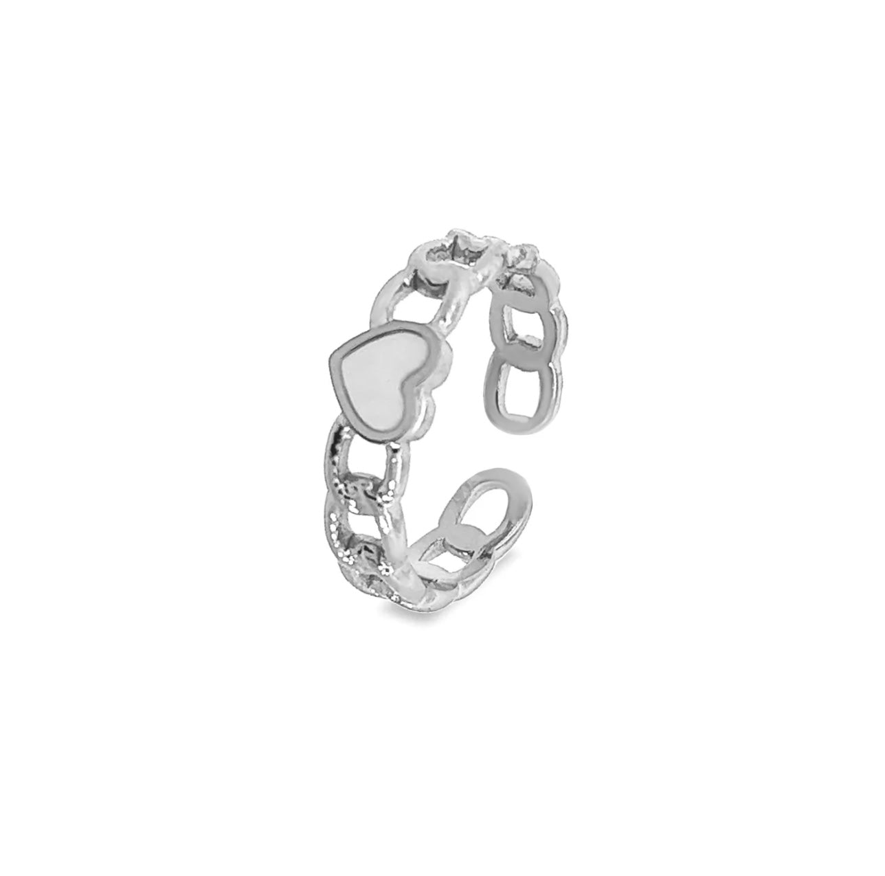 Anello Catena Cuore