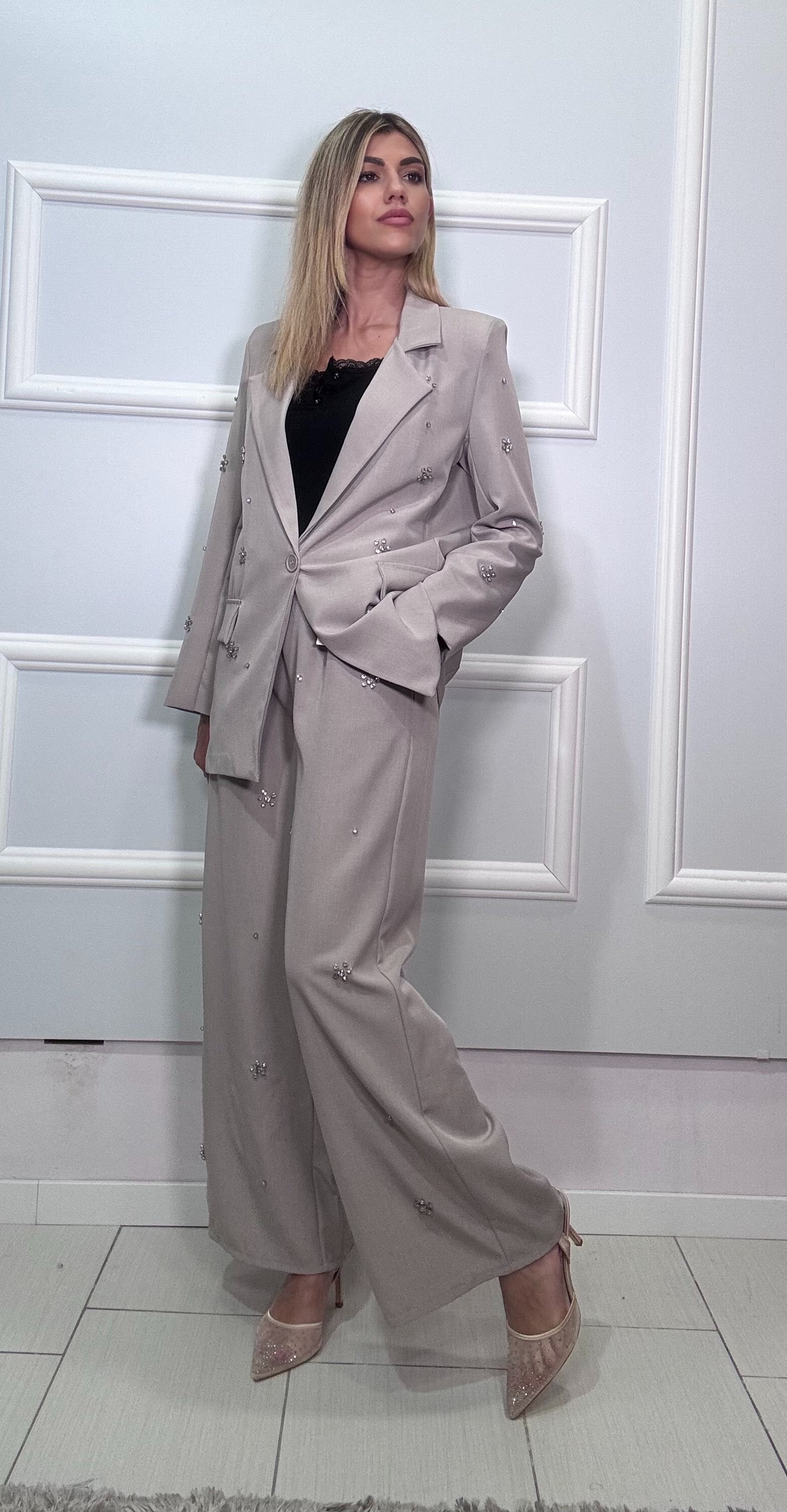 tailleur Strass